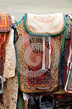 Mongolia Ã¢â¬â nomad horse saddles